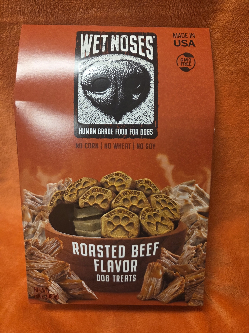 Wet Noses Roasted Beef Flavor Dog Treats
